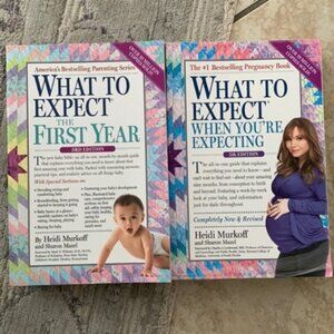 Set of 2 Books What to Expect (When Your Expecting & the First Year)